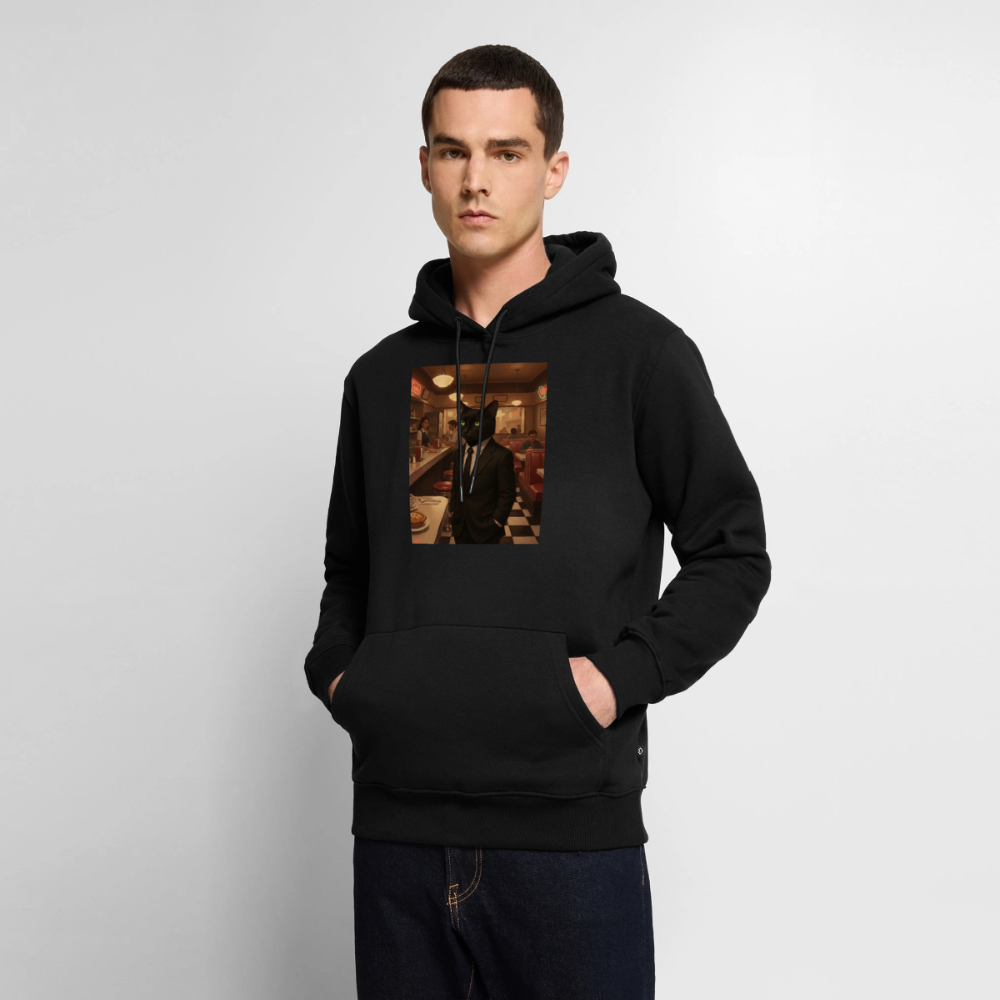 Krümel – Royale mit Pfote | Männer Premium Hoodie - Schwarz
