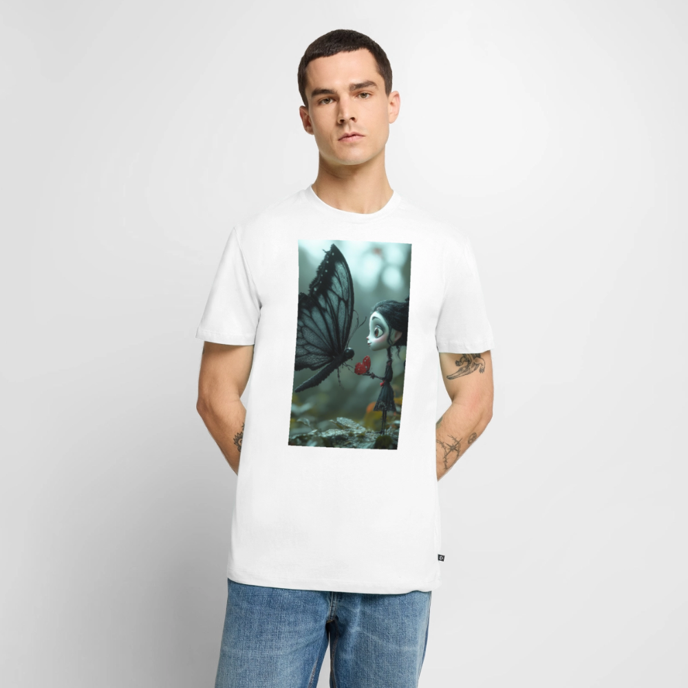 Mut für einen Moment | Männer Premium T-Shirt - Weiß