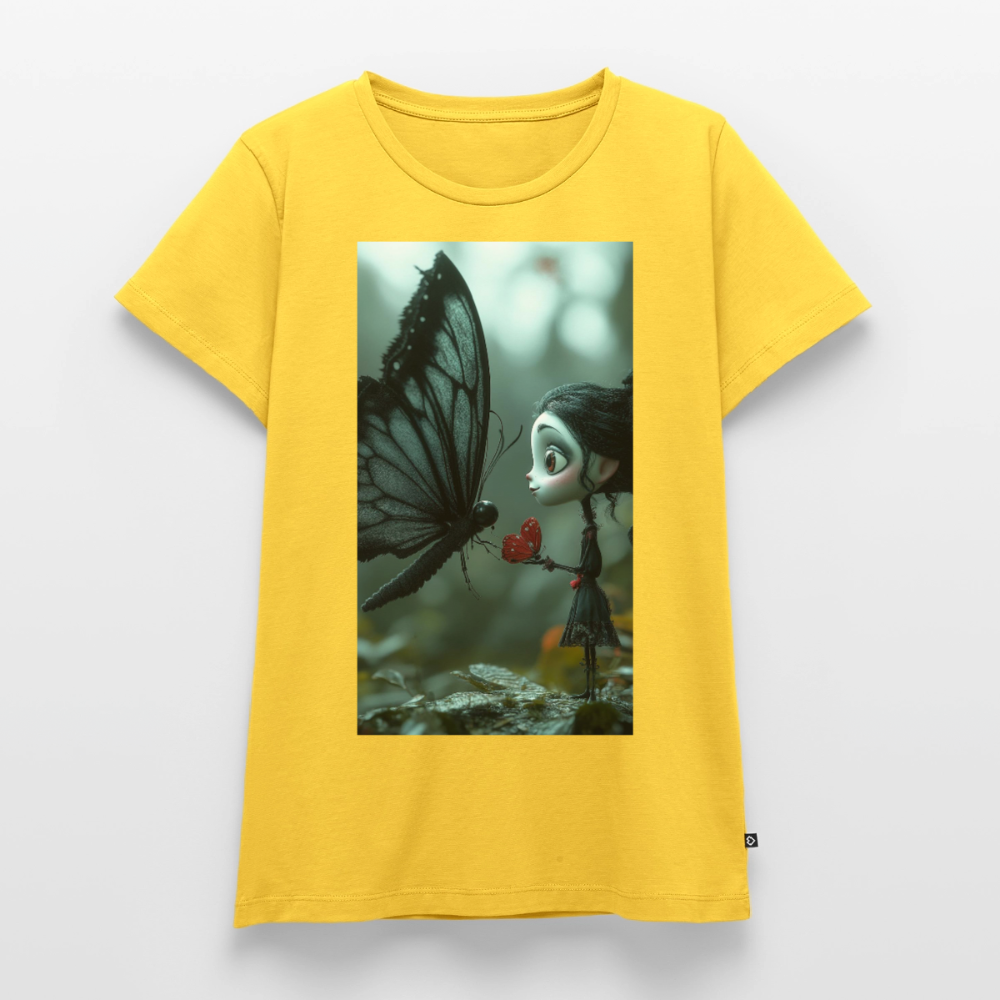 Mut für einen Moment | Frauen Premium T-Shirt - Gelb