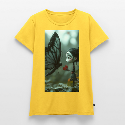 Mut für einen Moment | Frauen Premium T-Shirt - Gelb