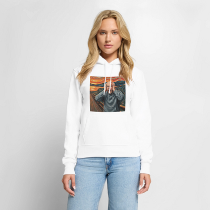Der Schrei… wenn es wirklich reicht | Frauen Premium Hoodie - Weiß