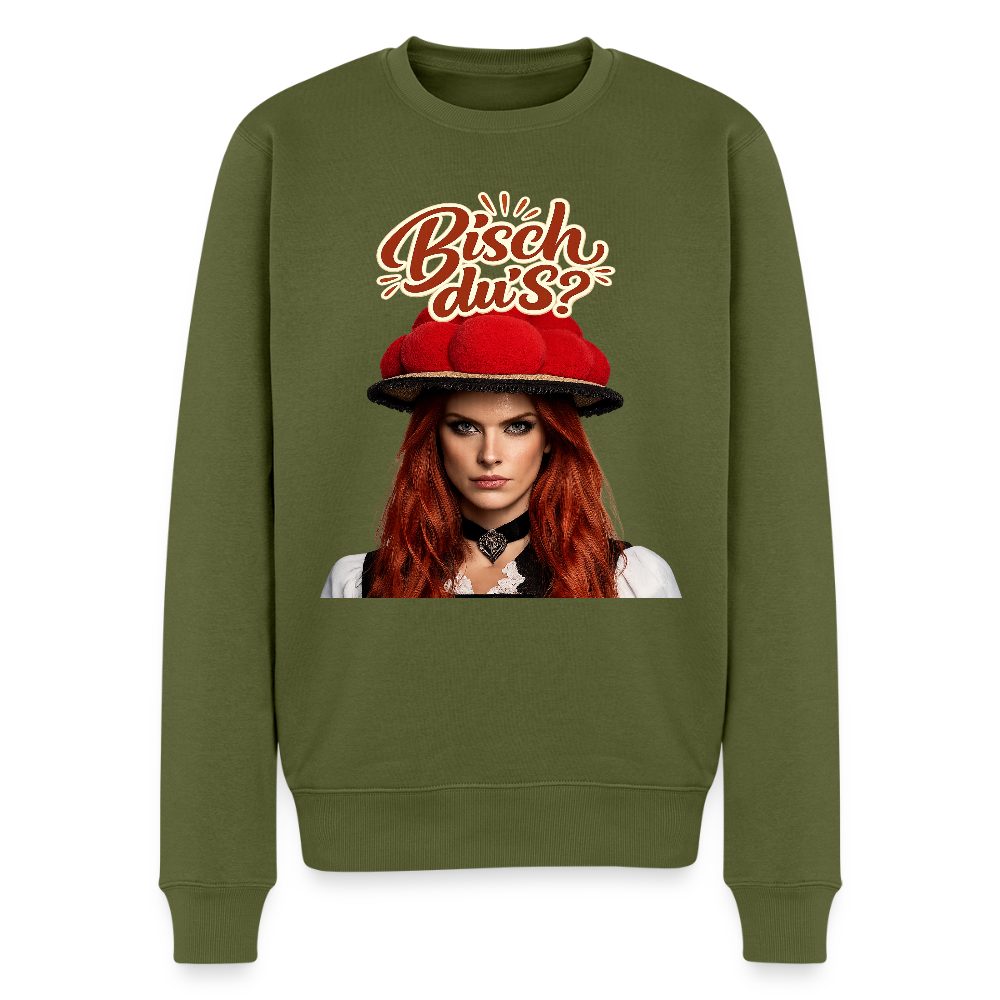 Bisch du’s? – Schwarzwaldmädel |  Männer Premium Pullover - Khaki