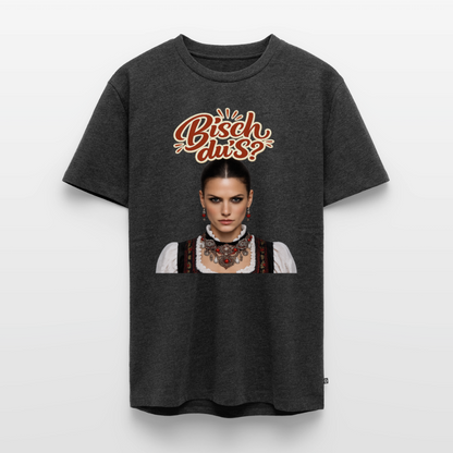 Schwarzwaldstolz – Sie weiß, wer sie isch | Männer Premium T-Shirt - Anthrazit meliert