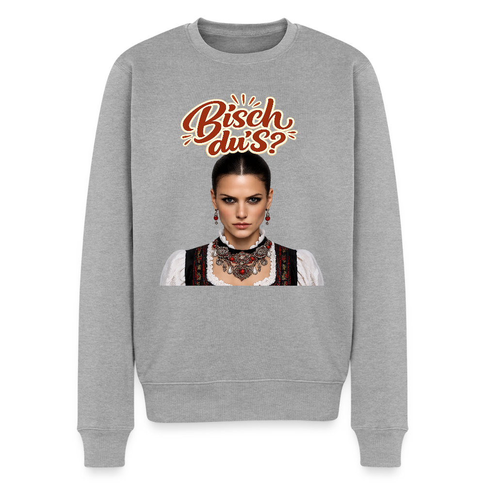 Schwarzwaldstolz – Sie weiß, wer sie isch |  Männer Premium Pullover - Grau meliert