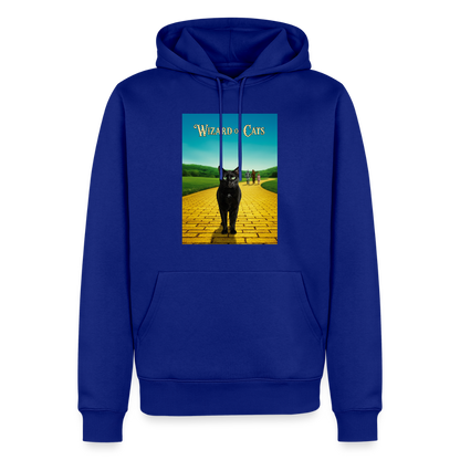 Wizard of Cats – Der gelbe Weg gehört Krümel | Männer Premium Hoodie - Royalblau