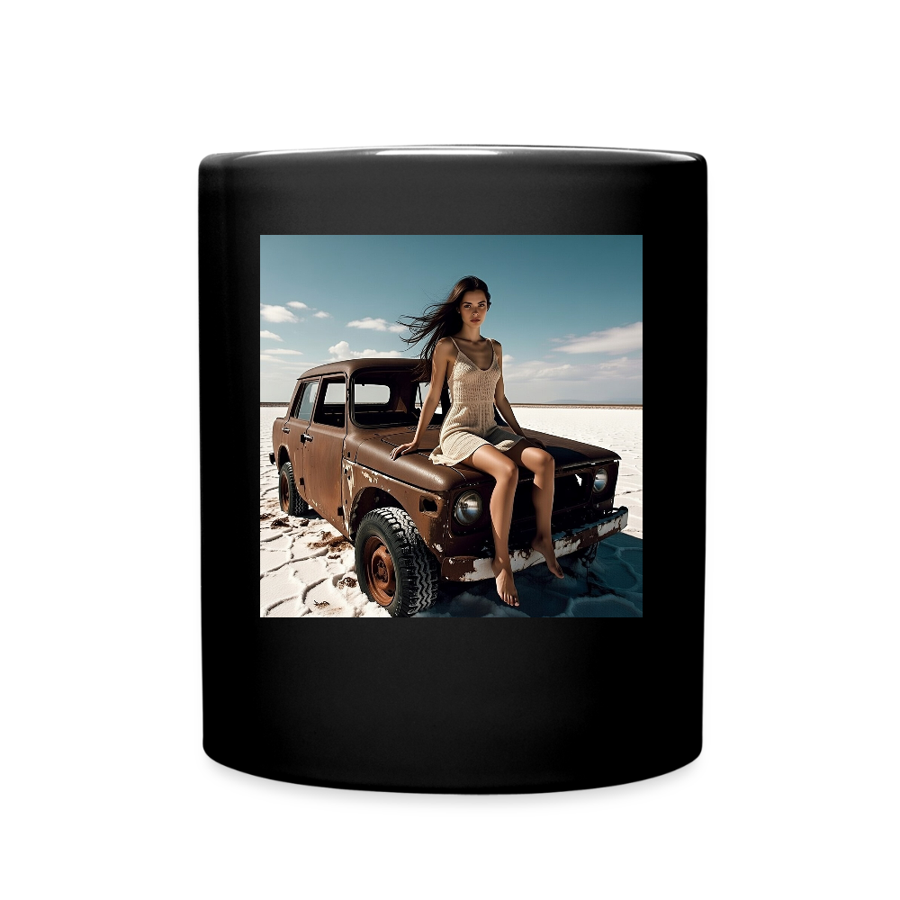 Warten auf irgendwas | Tasse einfarbig - Schwarz