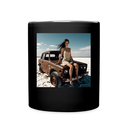 Warten auf irgendwas | Tasse einfarbig - Schwarz