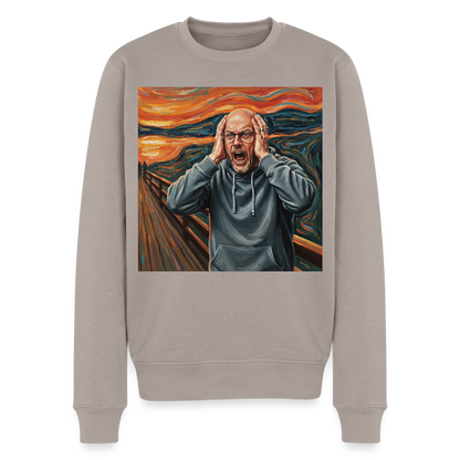 Der Schrei… wenn es wirklich reicht |  Männer Premium Pullover - Taupe