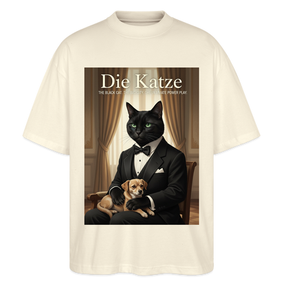 Die Katze – Krümel regelt das | Stanley/Stella Oversized Unisex Bio T-Shirt Blaster - Natur