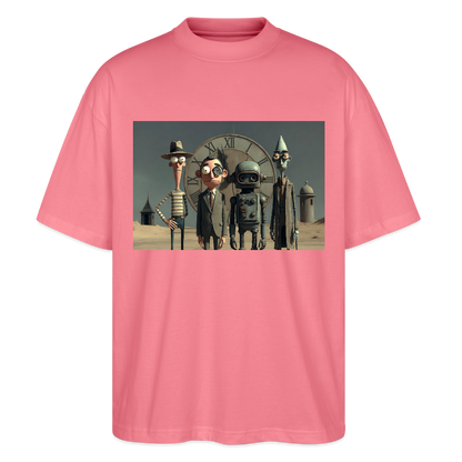 Pünktlich zu spät – Die seltsame Gesellschaft | Stanley/Stella Oversized Unisex Bio T-Shirt Blaster - Pink 