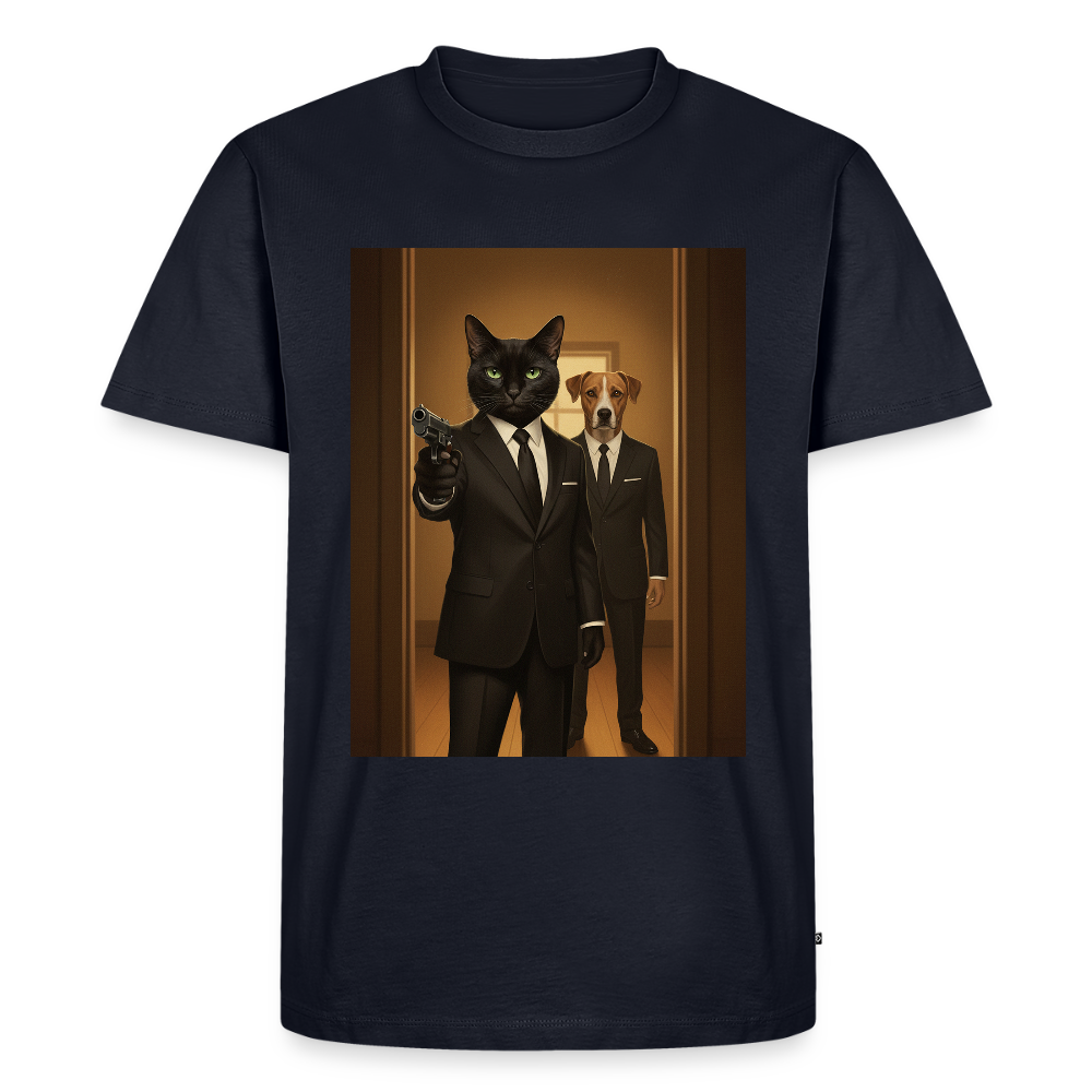 Krümel – Say Meow Again | Männer Premium T-Shirt - Navy