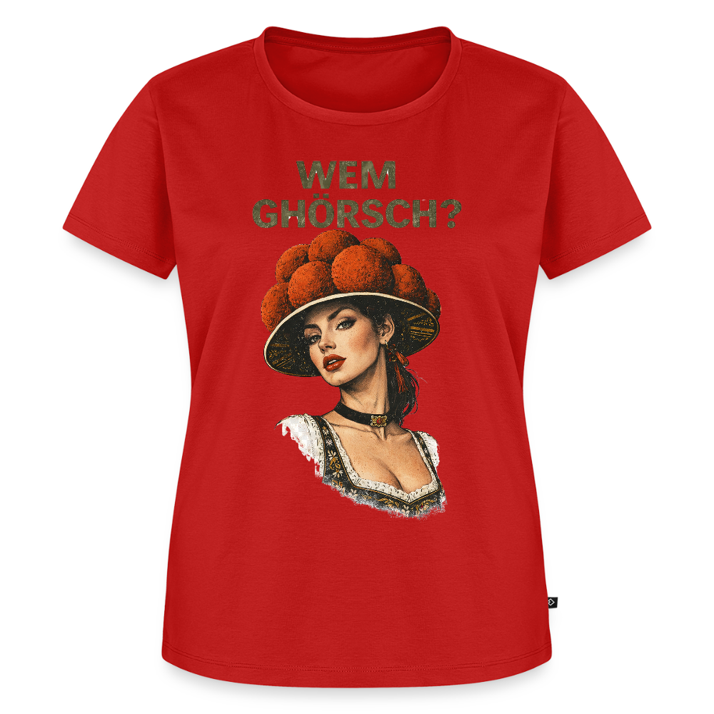 Wem ghörsch? – Schwarzwald Edition | Frauen Premium T-Shirt - Rot